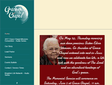 Tablet Screenshot of gracechapelcares.org